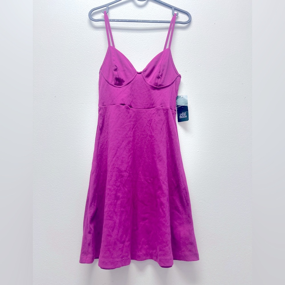Flirty Hot Fuchsia/ Pink Party Dress - size XS